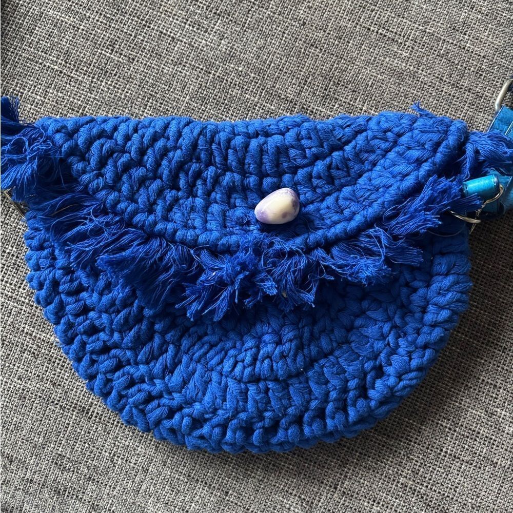 FP Macrame Moon Crossbody Bag - Picture 2 of 3